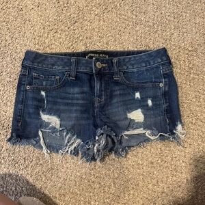 Women's Blue Denim Shorts